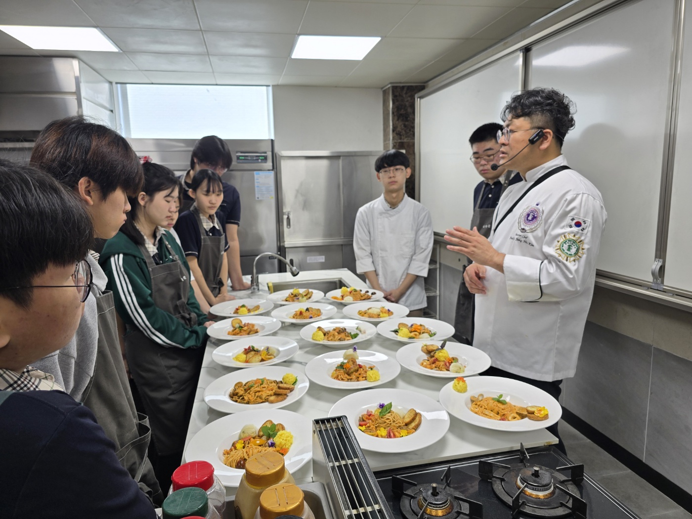 조리제과제빵과, 문산제일고등학교 3학년 식품가공과 학과탐방 실시 상세정보 페이지로 이동하기